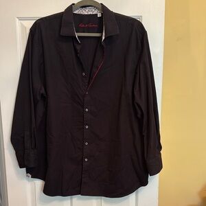 Robert Graham Black Casual Button Down Shirt